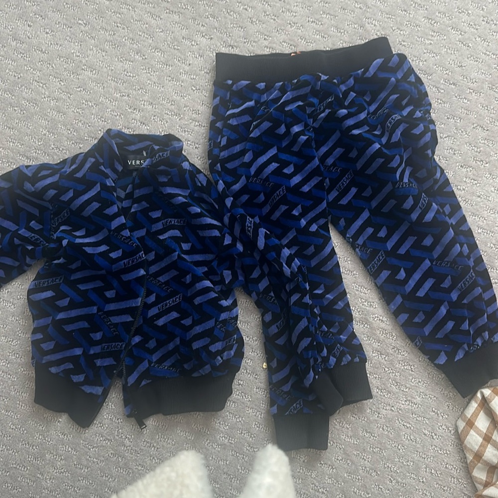 Versace Velour Sweatsuit kids